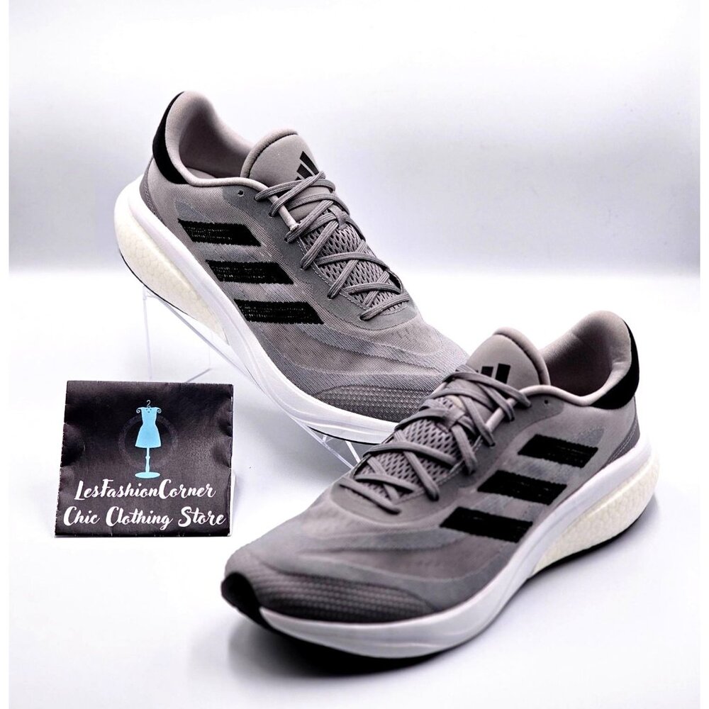 NWOB Adidas Men's Gray/Black Supernova Running Athletic Sneakers Size 11 2159 - Picture 5 of 16